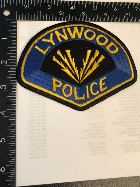 LYNWOOD CA POLICE PATCH