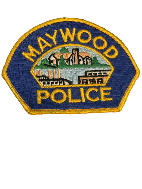 MAYWOOD CA POLICE PATCH