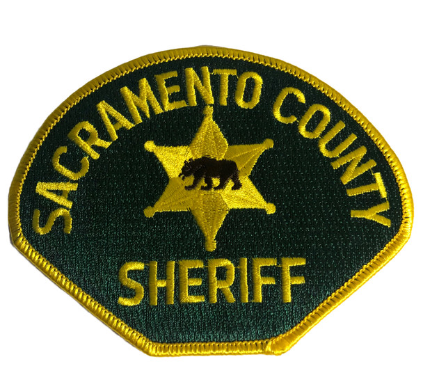 SACRAMENTO CTY SHERIFF GREEN PATCH