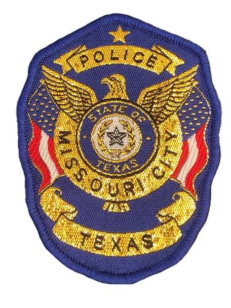 MISSOURI CITY POLICE TX PATCH