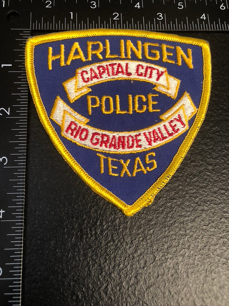HARLINGEN POLICE TX PATCH