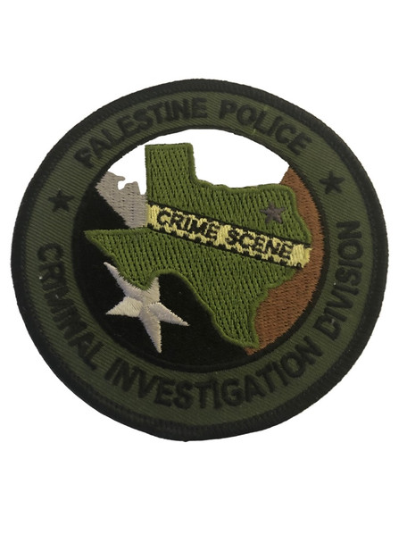 PALESTINE POLICE TX CRIMINAL CID PATCH