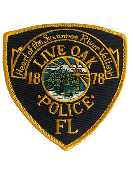 LIVE OAK FL POLICE PATCH