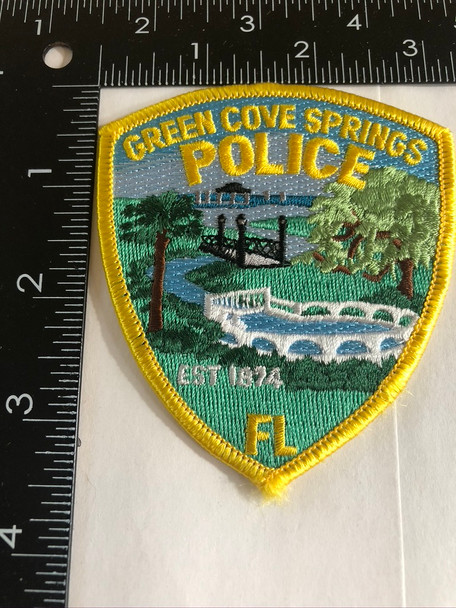 GREEN COVE SPRINGS FL POLICE PATCH SMALL