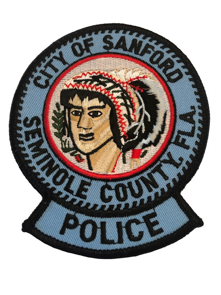 SANFORD FL POLICE PATCH LIGHT