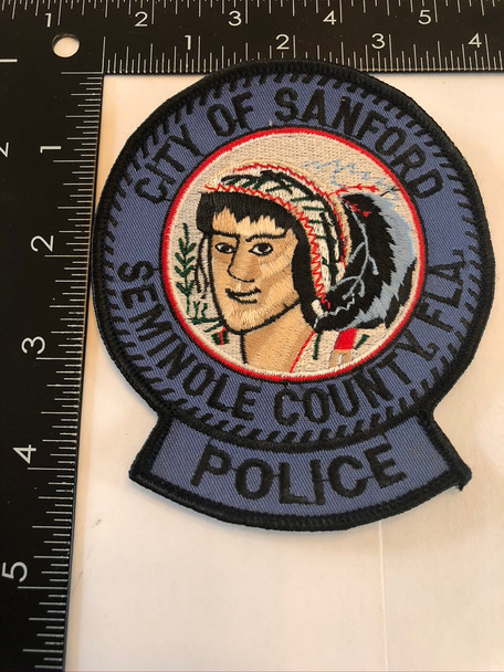 SANFORD FL POLICE PATCH DARK