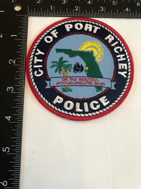 PORT RICHEY FL POLICE PATCH