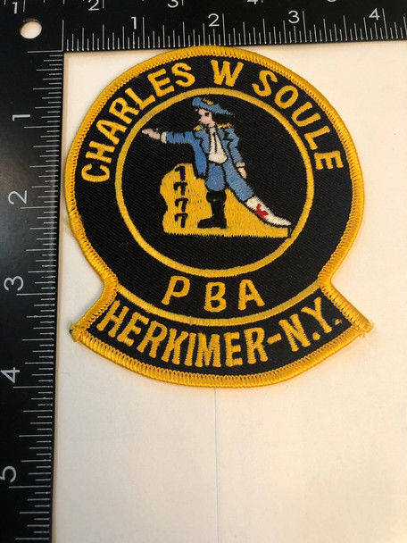 HERKIMER NY PBA POLICE PATCH