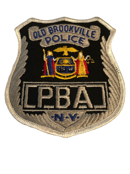 OLD BROOKVILLE NY POLICE PBA PATCH