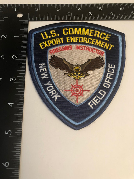 US COMMERCE NY FIREARMS INSTRUCTOR PATCH