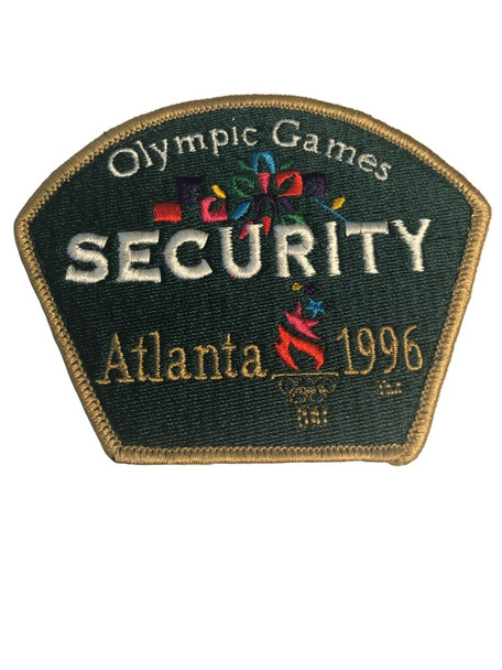 OLYMPIC GAMES ATLANTA SECURITY  1996 PATCH