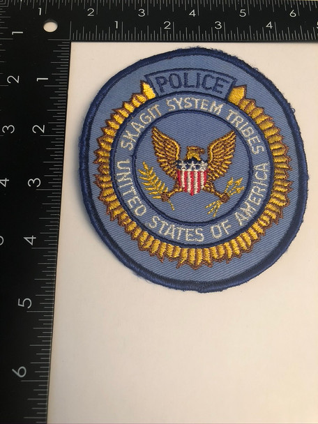 SKAGIT SYSTEM TRIBES POLICE PATCH