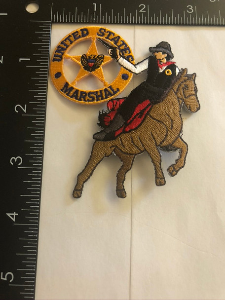 U.S. MARSHALS SERVICE MARSHAL ON HORSE PATCH