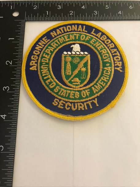 DEPT. OF ENERGY ARGONNE LAB POLICE PATCH