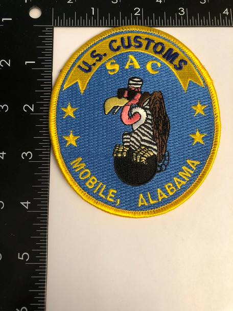 U.S. CUSTOMS SAC MOBILE PATCH