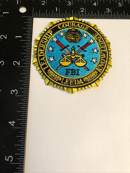 FBI LEEDA PATCH GOLD