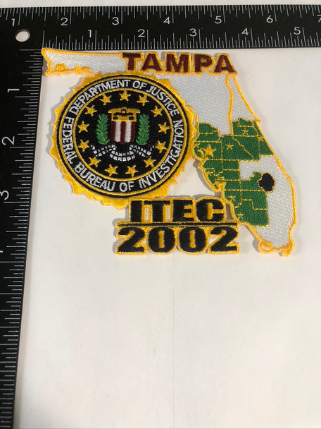FBI TAMPA POLICE PATCH 2002
