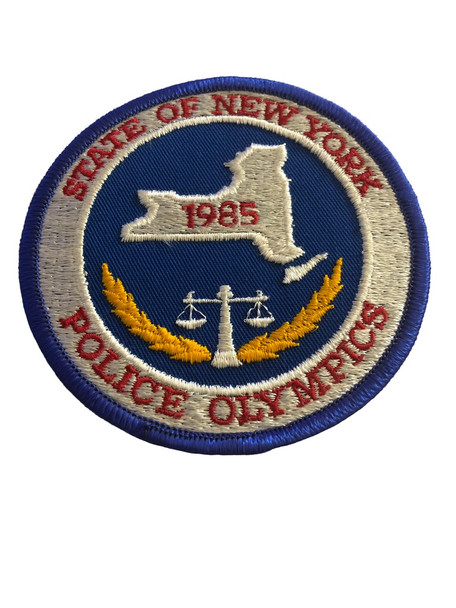 POLICE OLYMPICS NY POLICE PATCH 1985