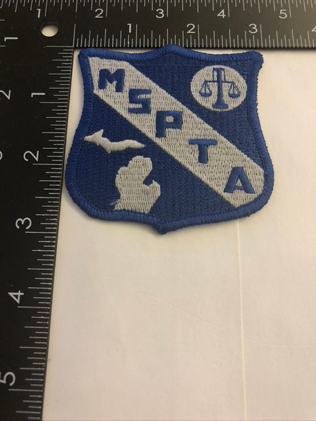 MICHIGAN STATE POLICE TROOPERS ASSN PATCH FREE SHIPPING! 