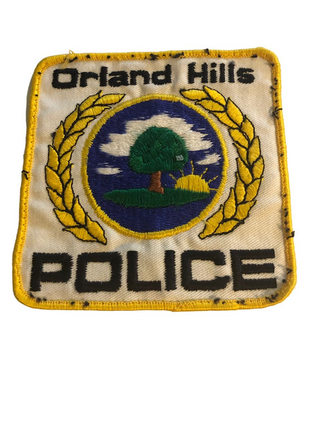 ORLAND HILLS IL  POLICE PATCH