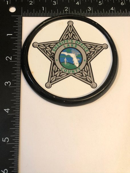 LAKE CTY SHERIFF FL COASTER PAPERWEIGHT