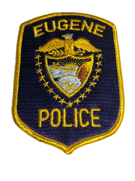 EUGENE OREGON POLICE PATCH FREE SHIPPING! 