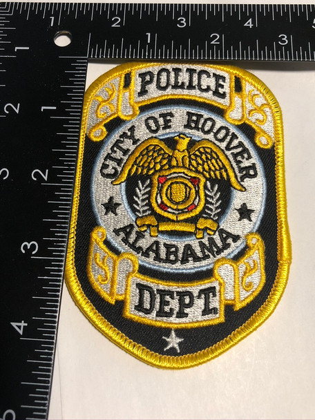 HOOVER AL POLICE PATCH FREE SHIPPING! 