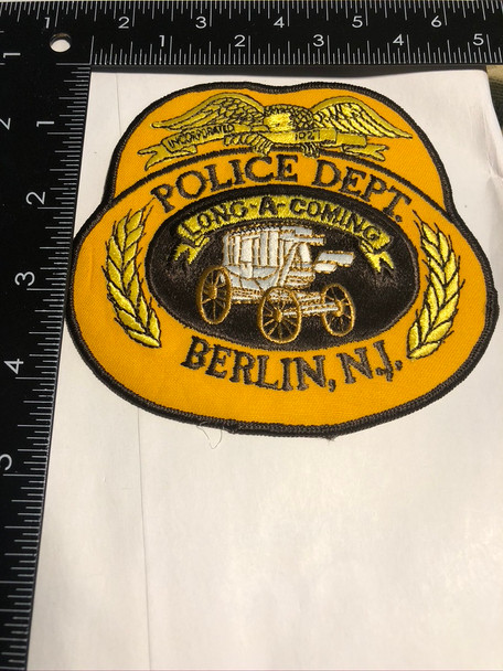 BERLIN NJ POLICE PATCH FREE SHIPPING! 