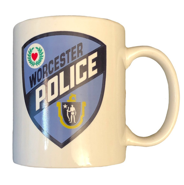 WORCESTER MASS MA POLICE COFFEE MUG