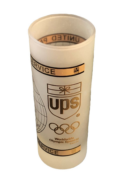UPS OLYMPIC SHOT GLASS RARE