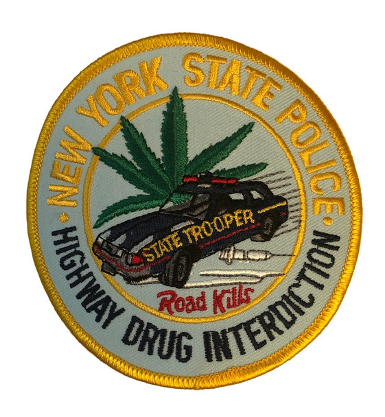 NEW YORK STATE POLICE NY HIGHWAY DRUG INTERDICTION  PATCH FREE SHIPPING! 