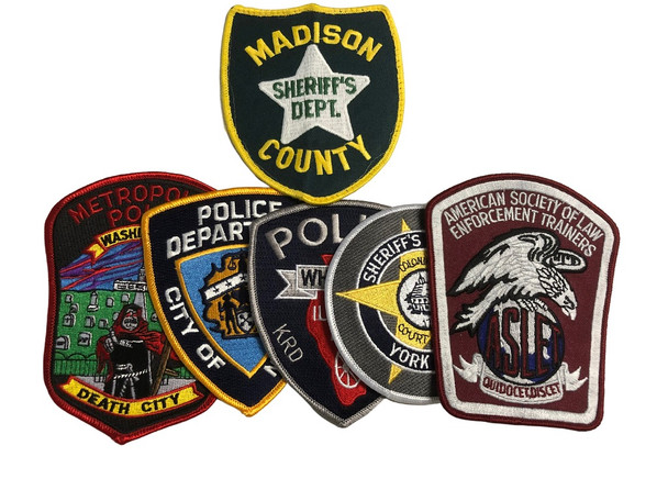 $20.00 POLICE SHERIFF PATCH KIT FREE SHIPPING! 