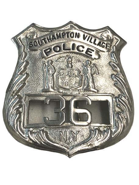 SOUTHAMPTON VILLAGE NY POLICE BADGE