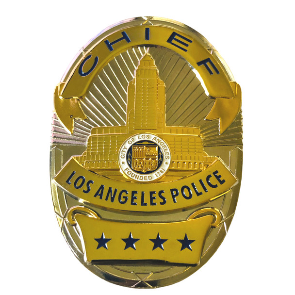  LAPD CHIEF BADGE 