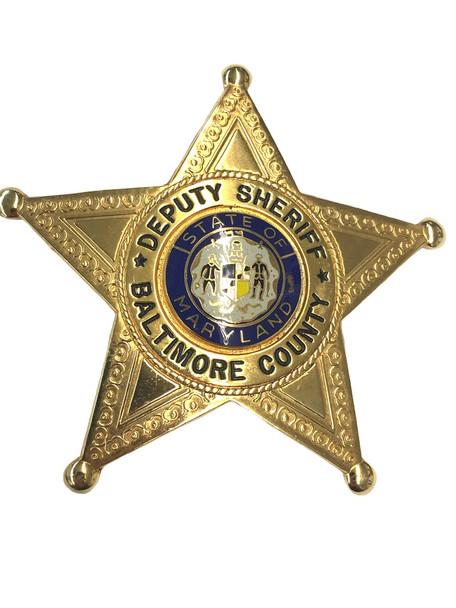 BALTIMORE CTY MD SHERIFF STAR BADGE