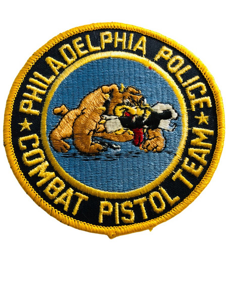 PHILADELPHIA POLICE  COMBAT PISTOL TEAM UNIT PATCH