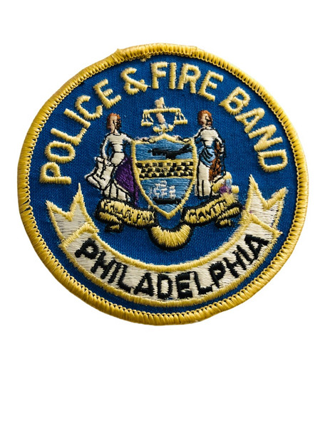 PHILADELPHIA POLICE & FIRE BAND  PATCH