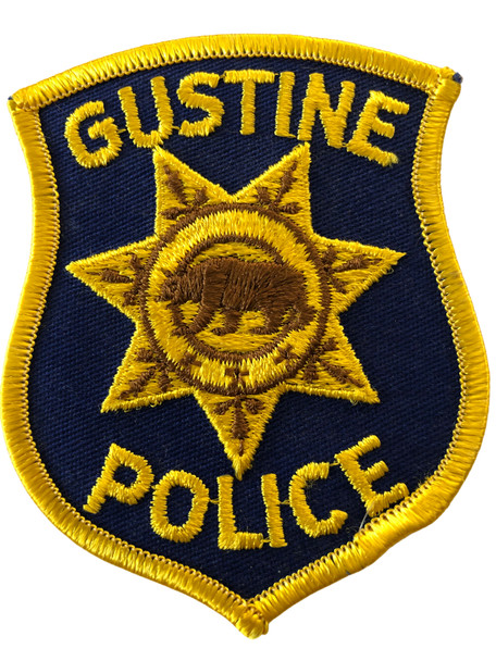 GUSTINE POLICE CA PATCH