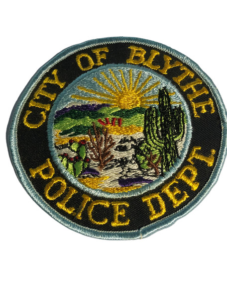 BLYTHE  POLICE CA PATCH 