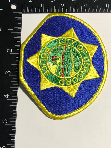 CONCORD POLICE CA PATCH 