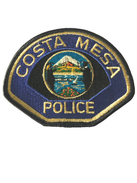 COSTA MESA  POLICE CA PATCH 