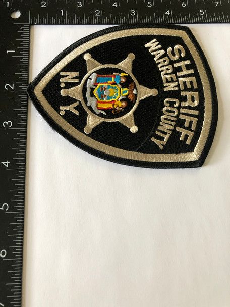 WARREN CTY  NY SHERIFF POLICE  PATCH