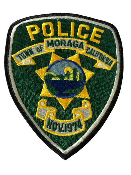 MORAGA  POLICE CA PATCH 