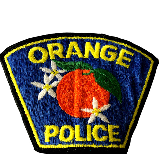 ORANGE  POLICE CA PATCH 