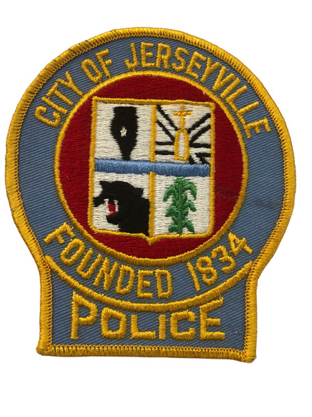 JERSEYVILLE  POLICE  IL PATCH FREE SHIPPING