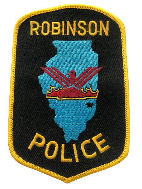 ROBINSON IL POLICE PATCH FREE SHIPPING