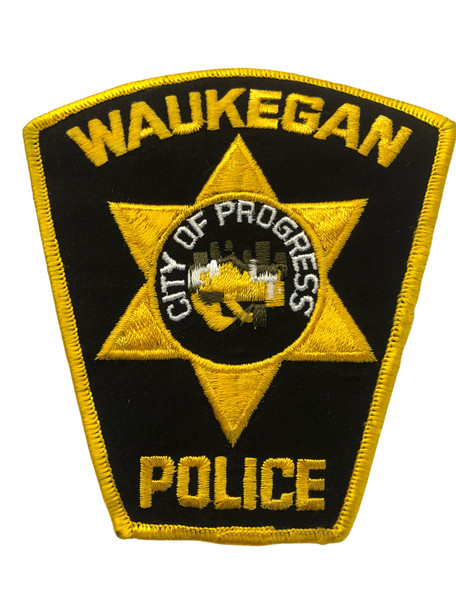 WAUKEGAN IL POLICE PATCH FREE SHIPPING