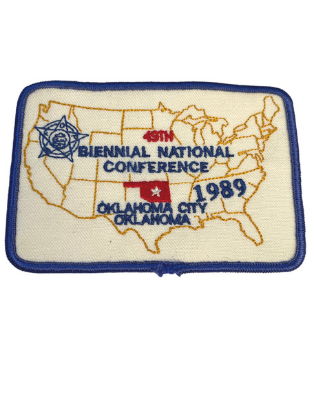 NATIONAL FOP CONFERENCE 1989 OK CITY PATCH FREE SHIP