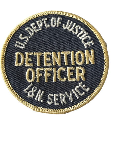 US IMMIGRATION DETENTION OFFICER RARE PATCH FREE SHIPPING! 