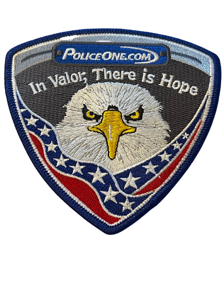 POLICE ONE  IN VALOR THERE IS HOPE PATCH FREE SHIPPING! 